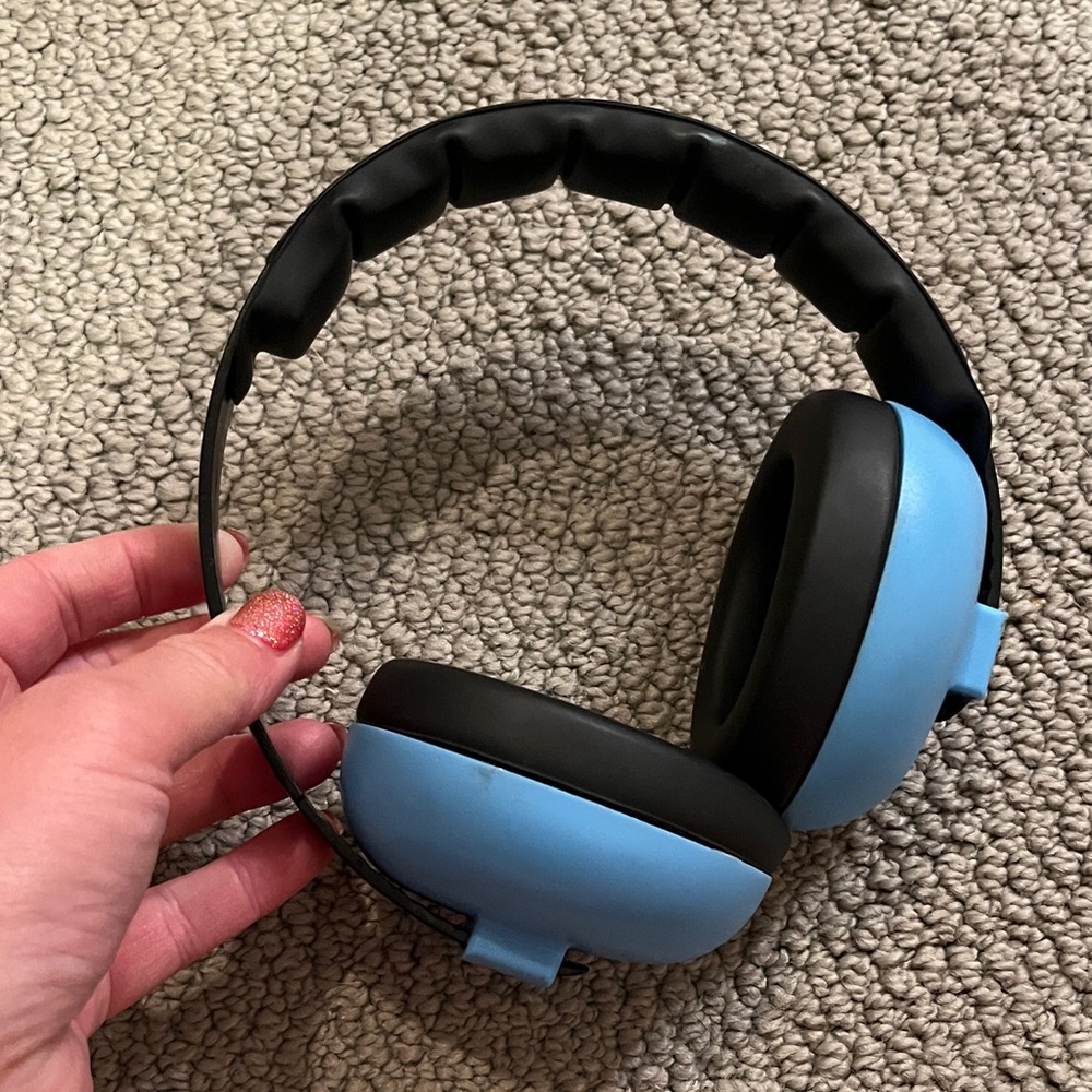 banz Blue and Black Over-Ear Headphones